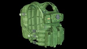 3D Marom Dolphin Amran Gen Plate Carrier and Bag model