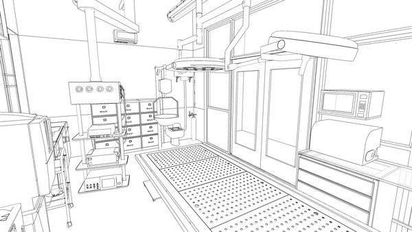 modelo 3d Laboratorio de Autopsias - TurboSquid 1988756