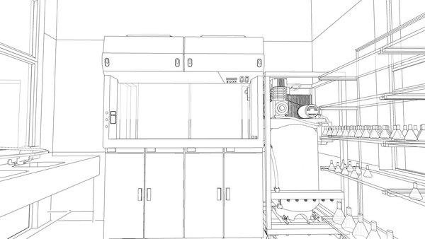 modelo 3d Laboratorio de Autopsias - TurboSquid 1988756