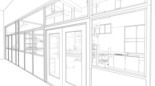 modelo 3d Laboratorio de Autopsias - TurboSquid 1988756