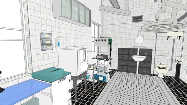 modelo 3d Laboratorio de Autopsias - TurboSquid 1988756