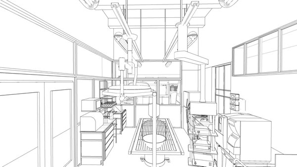 modelo 3d Laboratorio de Autopsias - TurboSquid 1988756