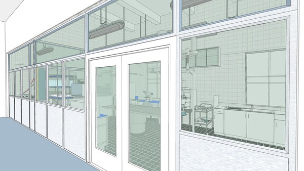 modelo 3d Laboratorio de Autopsias - TurboSquid 1988756