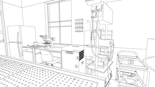 modelo 3d Laboratorio de Autopsias - TurboSquid 1988756