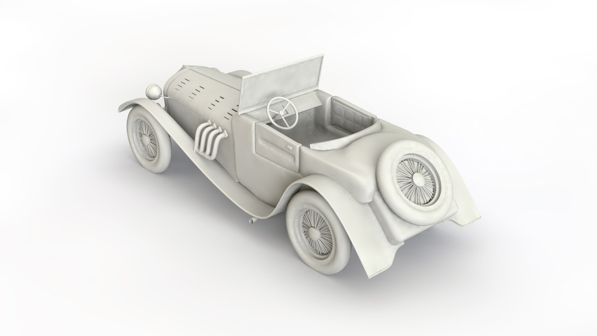 3D Classic Car Model - TurboSquid 1566206