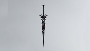 Inferno Blade - Low Poly Demonic Sword