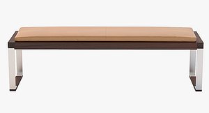 slim pax bench 3d max
