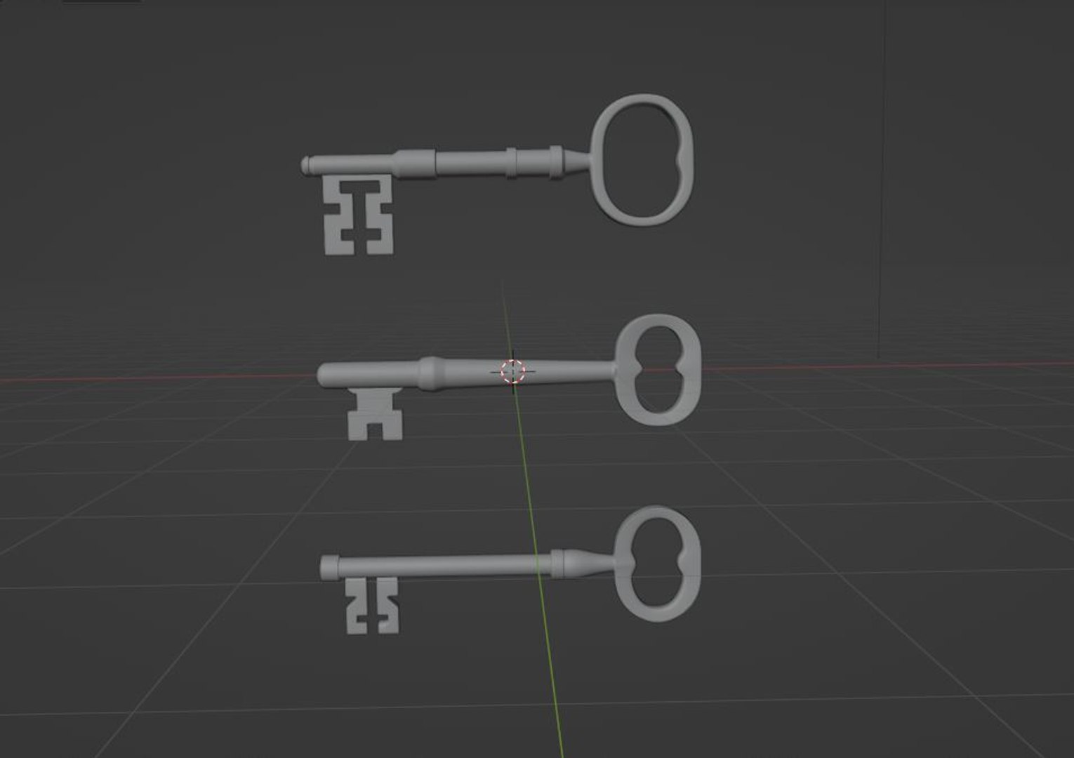 3D Vintage Keys 3D Model Model - TurboSquid 2362320