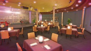 Jazz club - interior and props