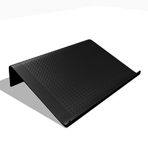3D laptop pad model