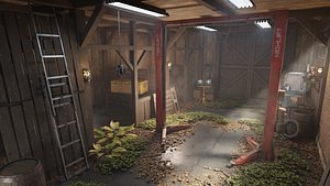 Abandoned Garage 3D model