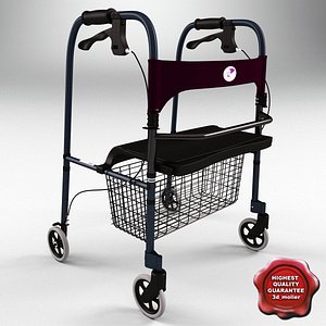 Folding 4 Wheel Walker NV 4010