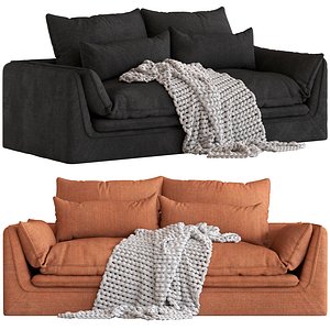 Globewest Orlando Seamed 3-Seater Sofa