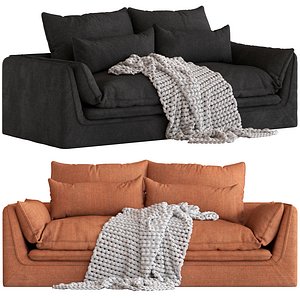 Globewest Orlando Seamed 3-Seater Sofa