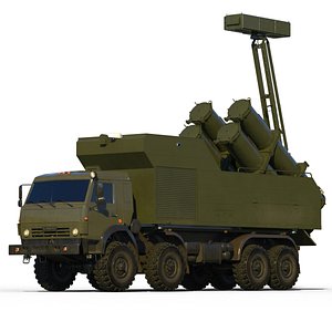 3D model Rubezh ME Coastal defense missile system