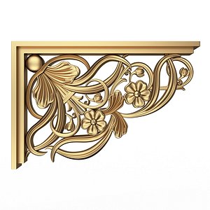 Stair Brackets 04 3D model