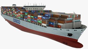 Container Ship Cosco Prime 3D