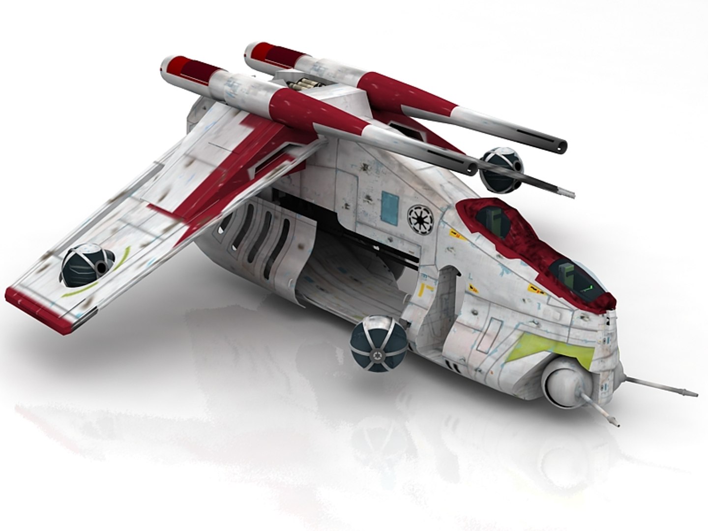 3D Model Star Wars Republic Gun - TurboSquid 1627901