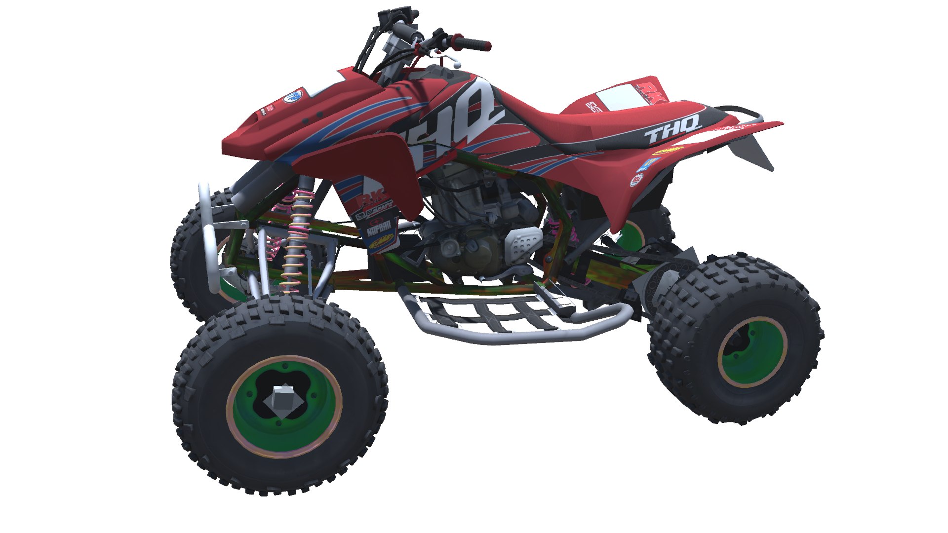 3D Model 018-Striker 450-Quad-ATV-Bike-low Poly Game Ready 3d Model ...