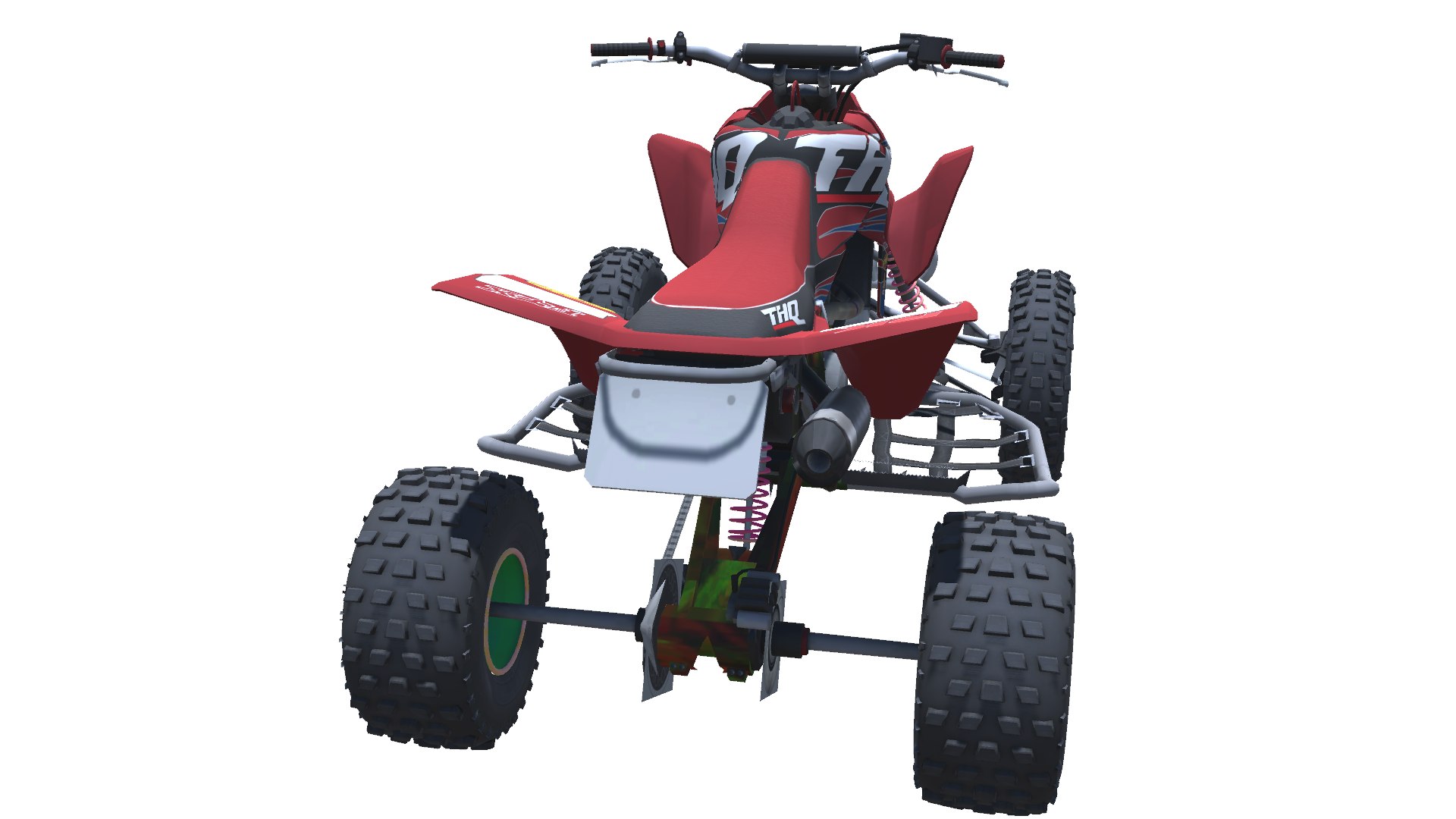 3D Model 018-Striker 450-Quad-ATV-Bike-low Poly Game Ready 3d Model ...