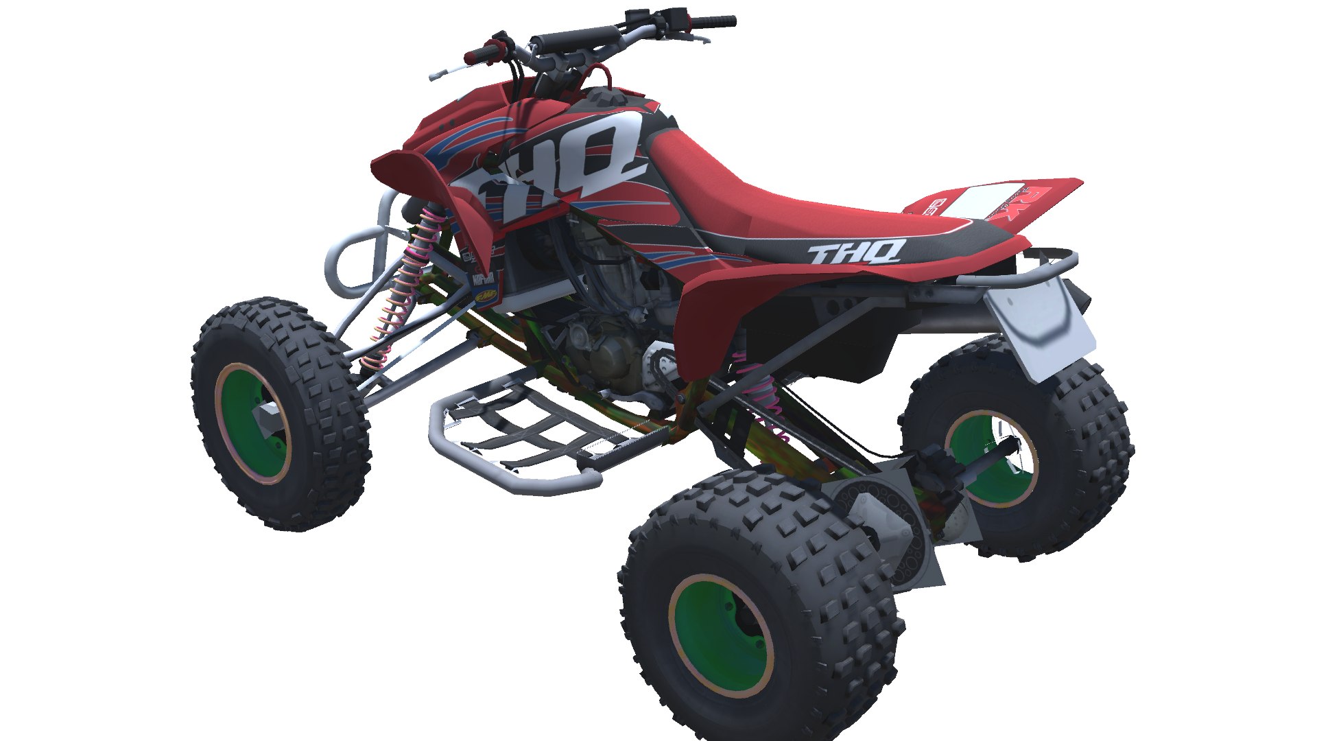 3D Model 018-Striker 450-Quad-ATV-Bike-low Poly Game Ready 3d Model ...
