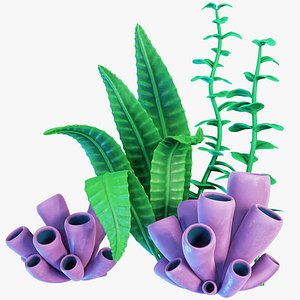Cartoon Coral Reef 01 PBR