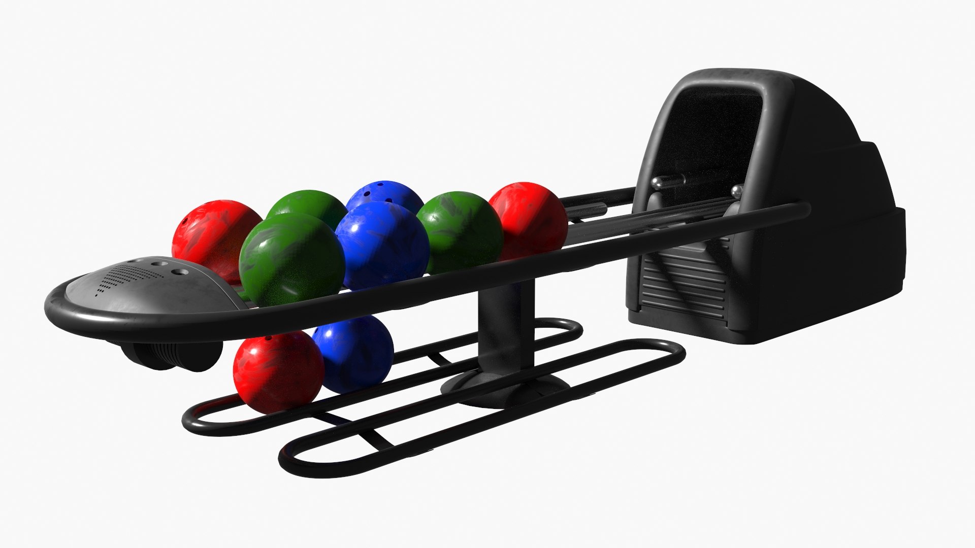 Bowling Ball Return Device 3D model TurboSquid 1879662