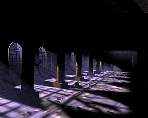 3d ancient building model