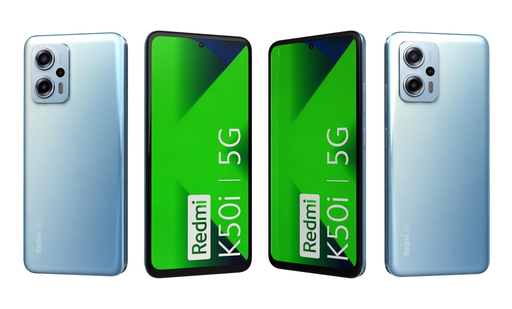 Xiaomi Redmi K50i All Colors 3D Model - TurboSquid 1934681