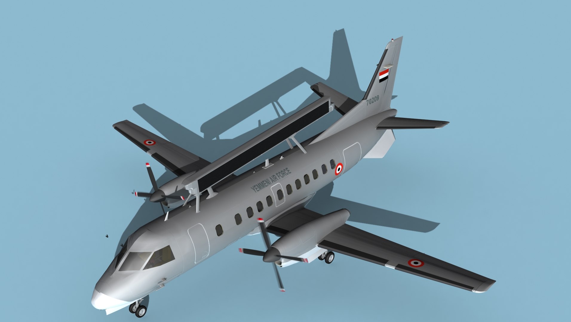 SAAB SF340 AEWAC V06 Yemmen 3D model https://p.turbosquid.com/ts-thumb/s2/zHYdXC/ep/saabsf340aewacv06yemmen0100/jpg/1657493691/1920x1080/fit_q87/d8eb16c42c8e63b43fd46702ff1e5c376280c70d/saabsf340aewacv06yemmen0100.jpg