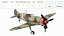 3d la-5 wwii soviet fighter aircraft