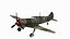3d la-5 wwii soviet fighter aircraft