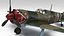 3d la-5 wwii soviet fighter aircraft