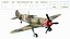 3d la-5 wwii soviet fighter aircraft