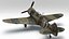 3d la-5 wwii soviet fighter aircraft
