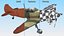 3d la-5 wwii soviet fighter aircraft