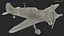 3d la-5 wwii soviet fighter aircraft