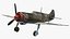 3d la-5 wwii soviet fighter aircraft