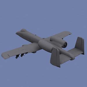 3d a-10 warthog