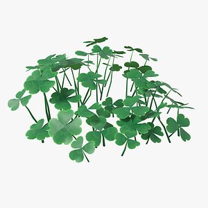3D model Cartoon Clover 03