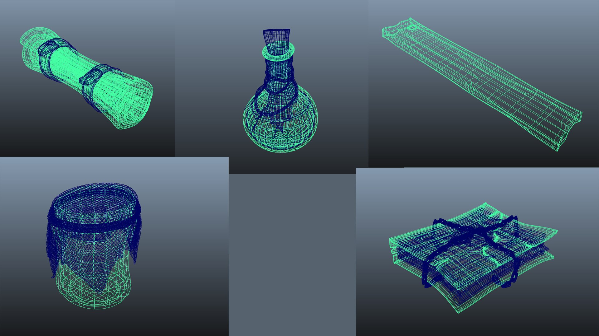 3D Cartoon Rpg Collection 0001 Model - TurboSquid 2032393