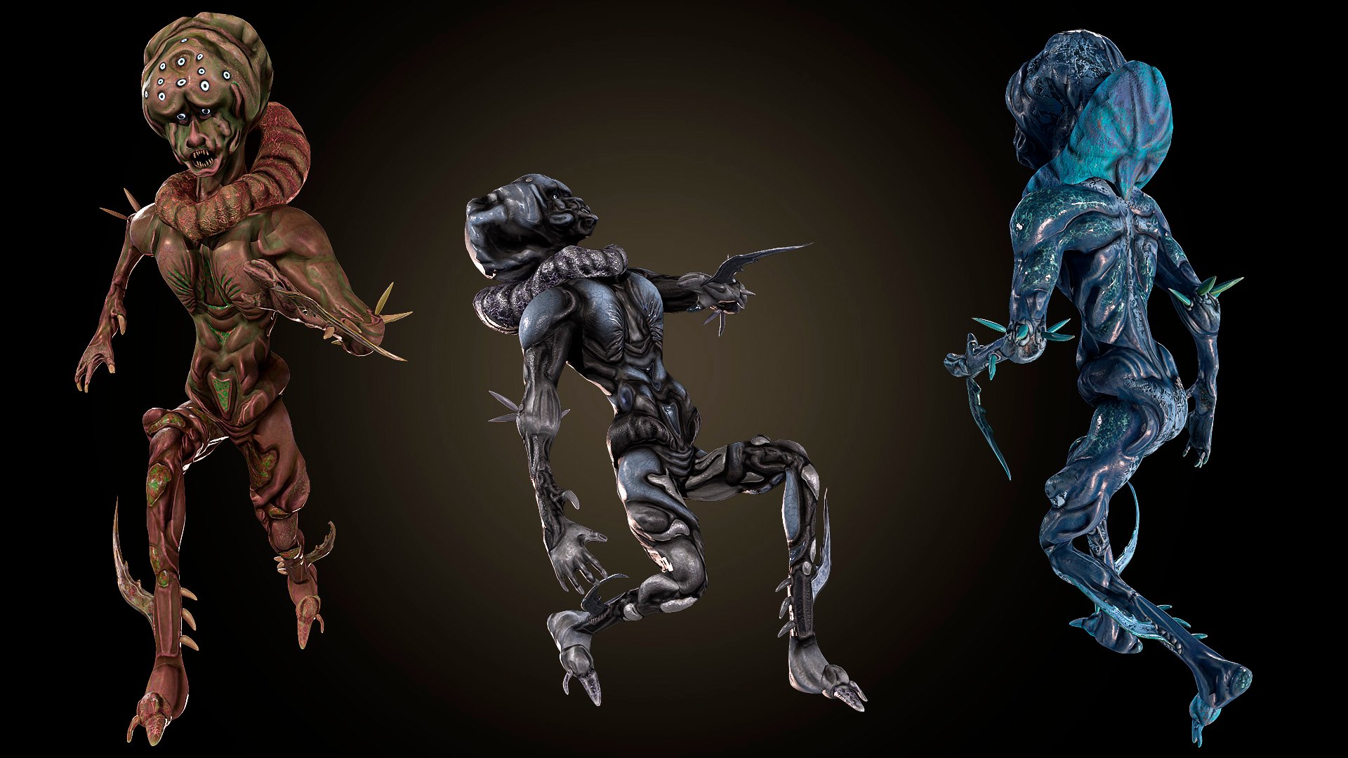 Monsters Mini Pack 3D model https://p.turbosquid.com/ts-thumb/s3/FkVPAm/bH/creaturepreview3/jpg/1745238496/1920x1080/fit_q87/941df79bc978e712d27f8f5e59ba80a43e75d061/creaturepreview3.jpg