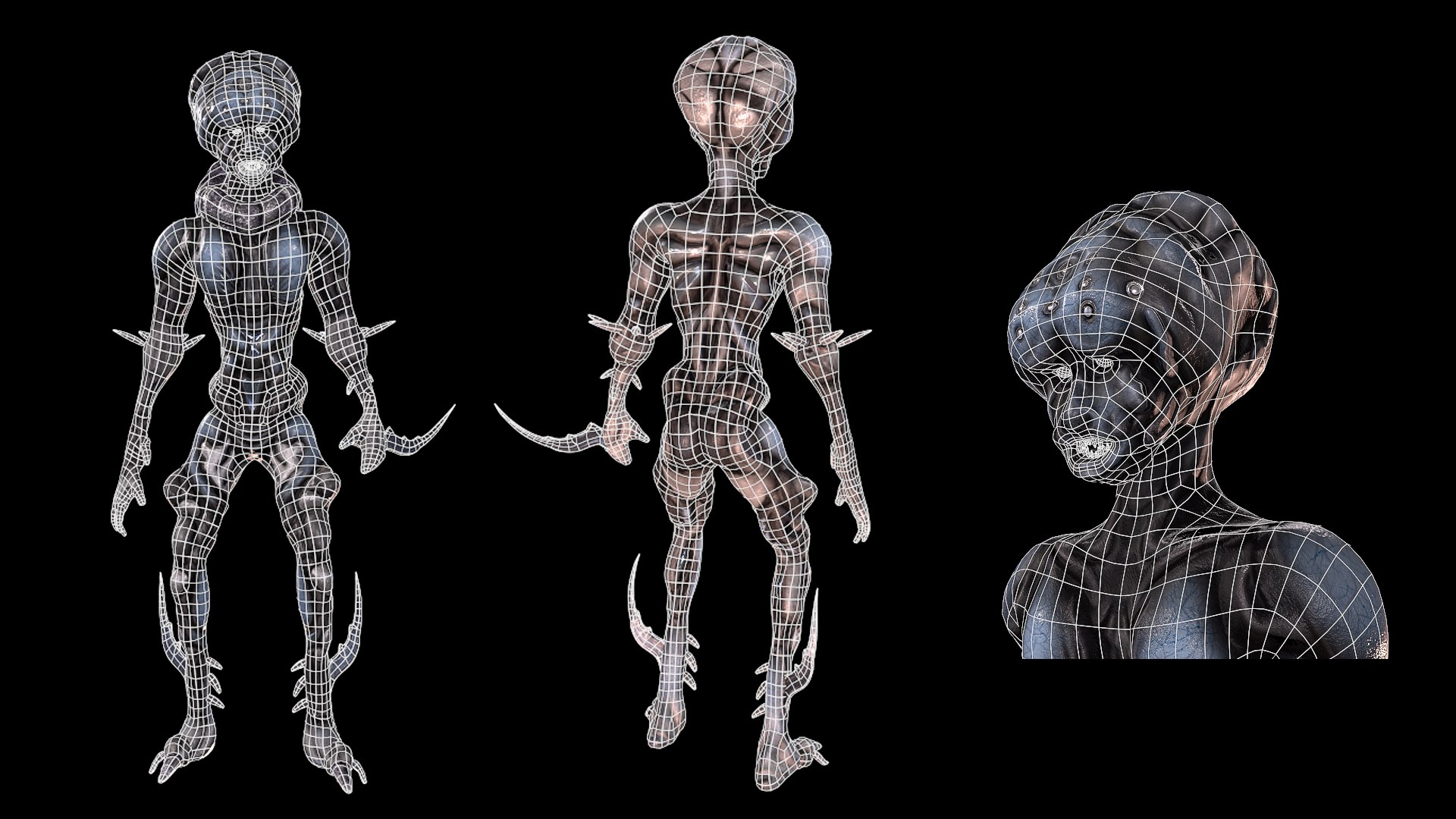 Monsters Mini Pack 3D model https://p.turbosquid.com/ts-thumb/s3/FkVPAm/vp/creaturepreviewwire/png/1745238505/1920x1080/fit_q87/29aac2d3bf98011b60d5491c0d32c7fa61c8ca4a/creaturepreviewwire.jpg