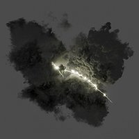 Thunderbolt Energy Discharge Animated For Blender