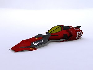 Space racing ship 01