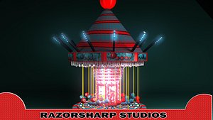 3d model carousel worms