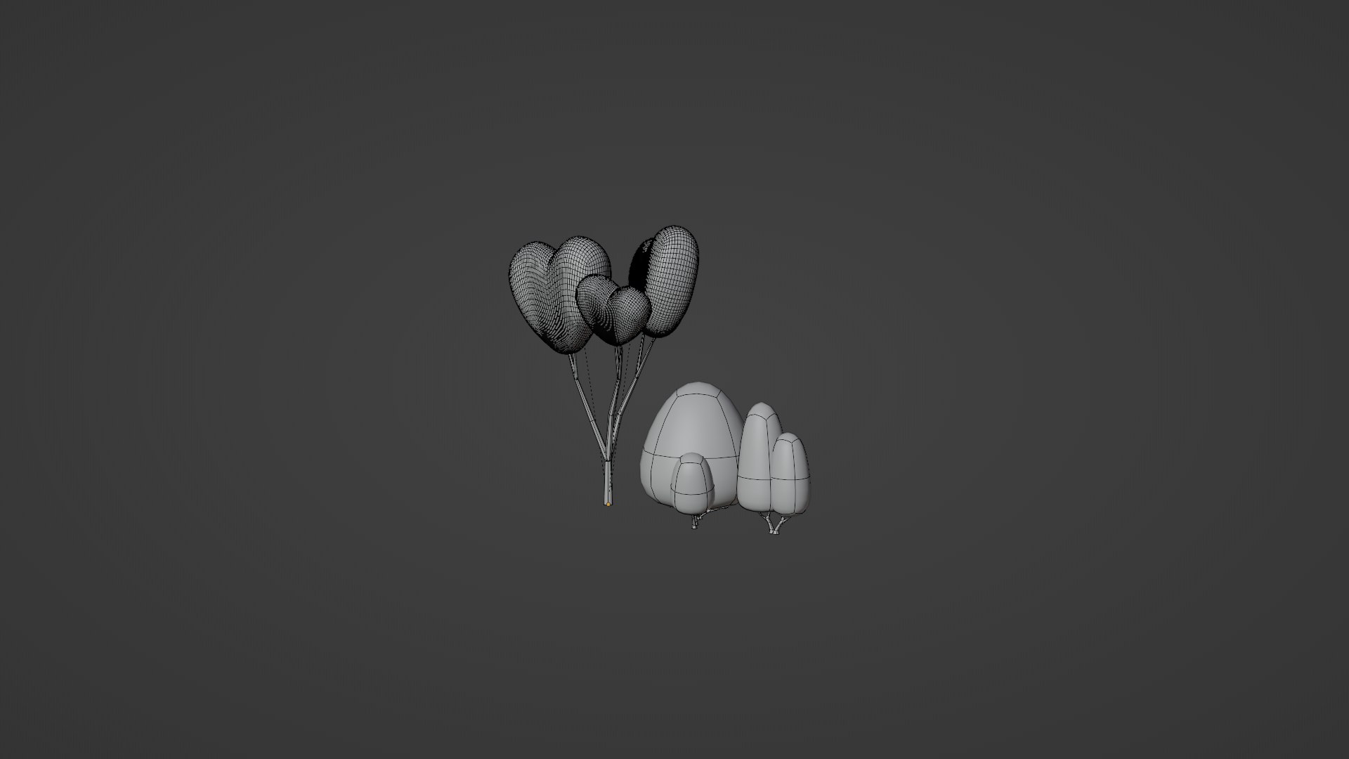 3D 3D Cartoon Little Tree With Branches Model - TurboSquid 2310793