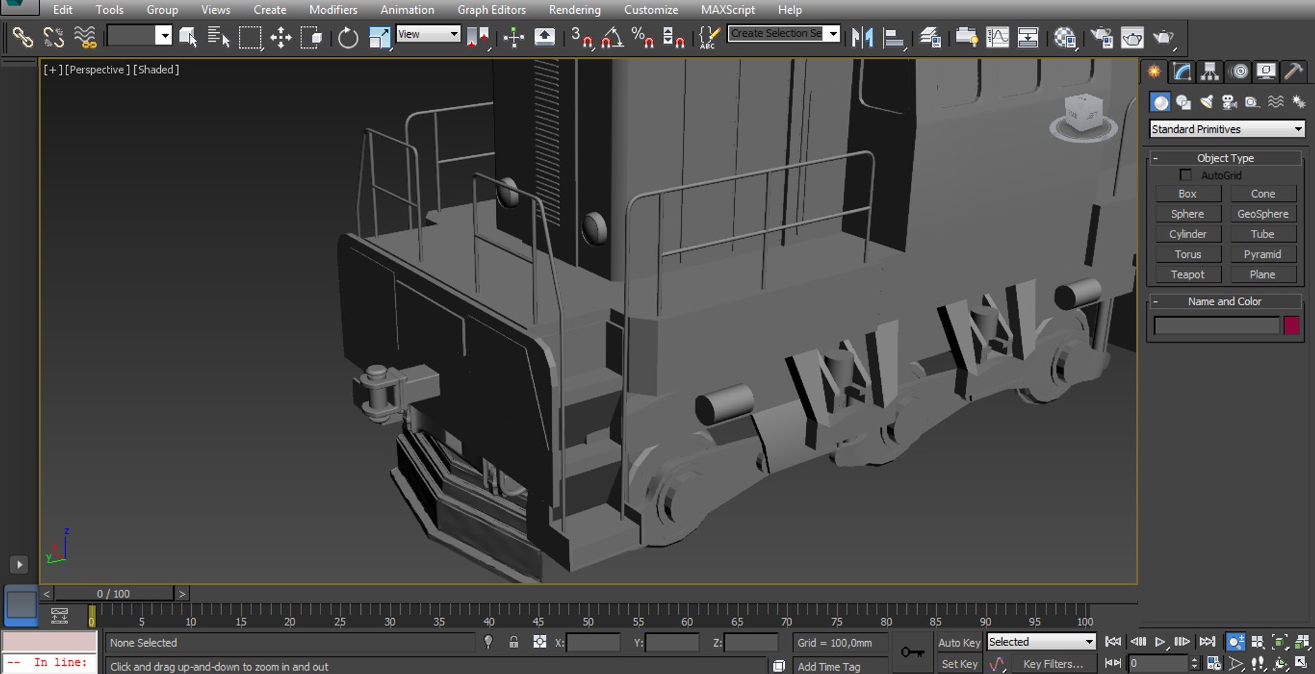 Train 3d Max