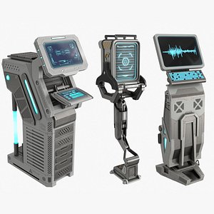 Sci Fi Terminal Collection 3D model