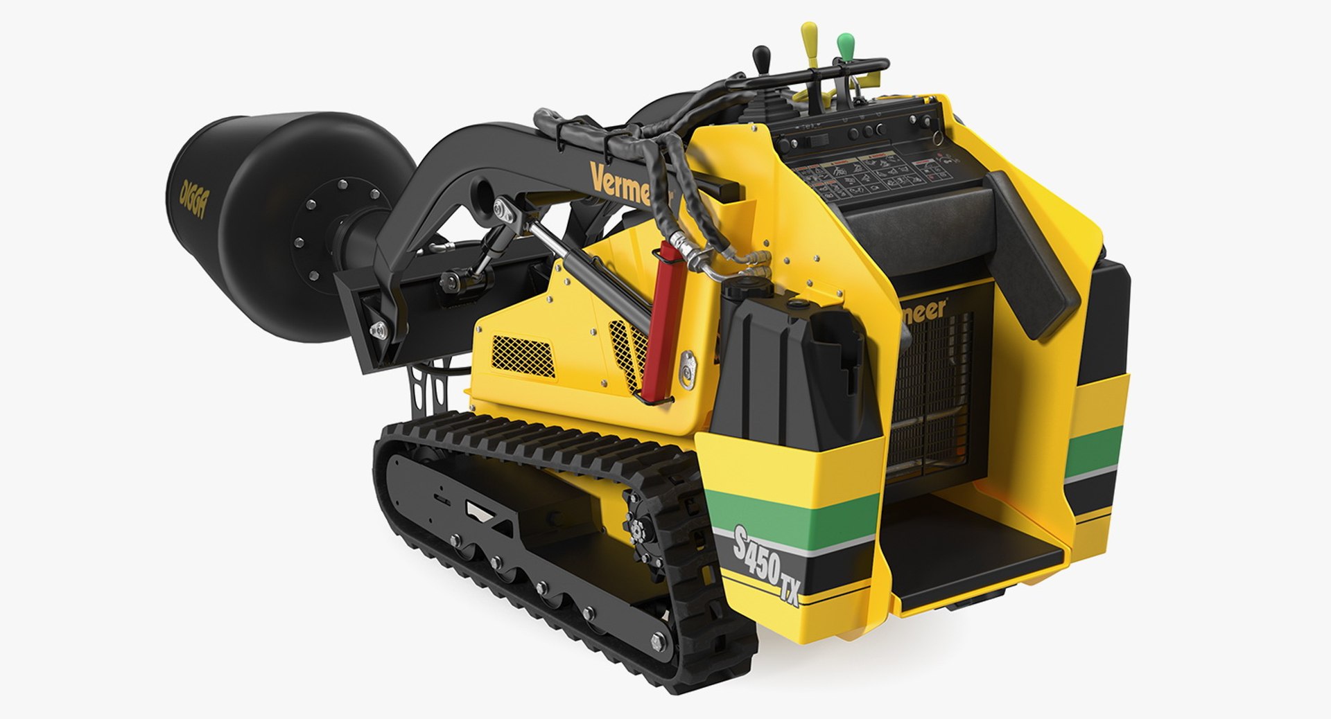 Vermeer S450TX Mixer 3D Model 3D model preview